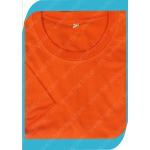 T017 เสื้อคอกลมสีส้ม